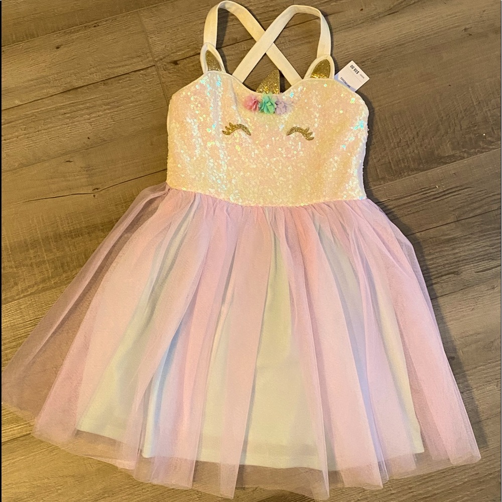 Pink & Violet Unicorn Dress